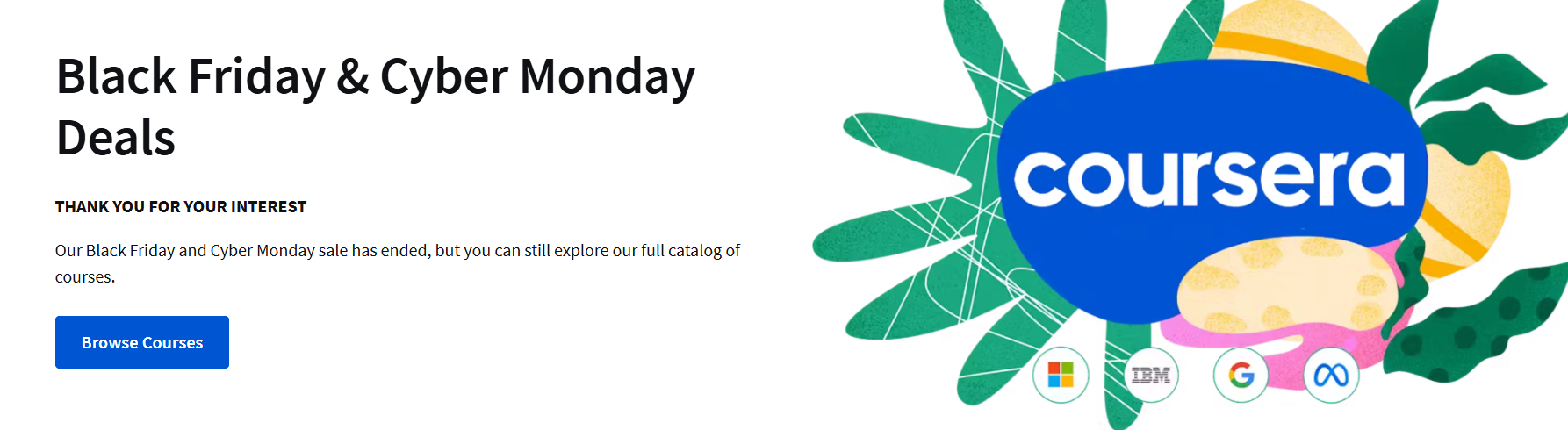 Coursera Plus Black Friday & Cyber Monday Coursera Plus Black Friday & Cyber Monday