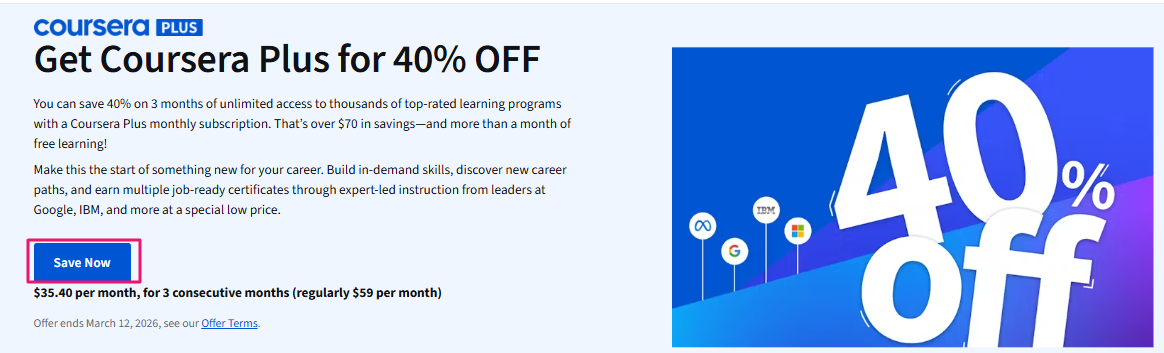 Coursera website Coursera website